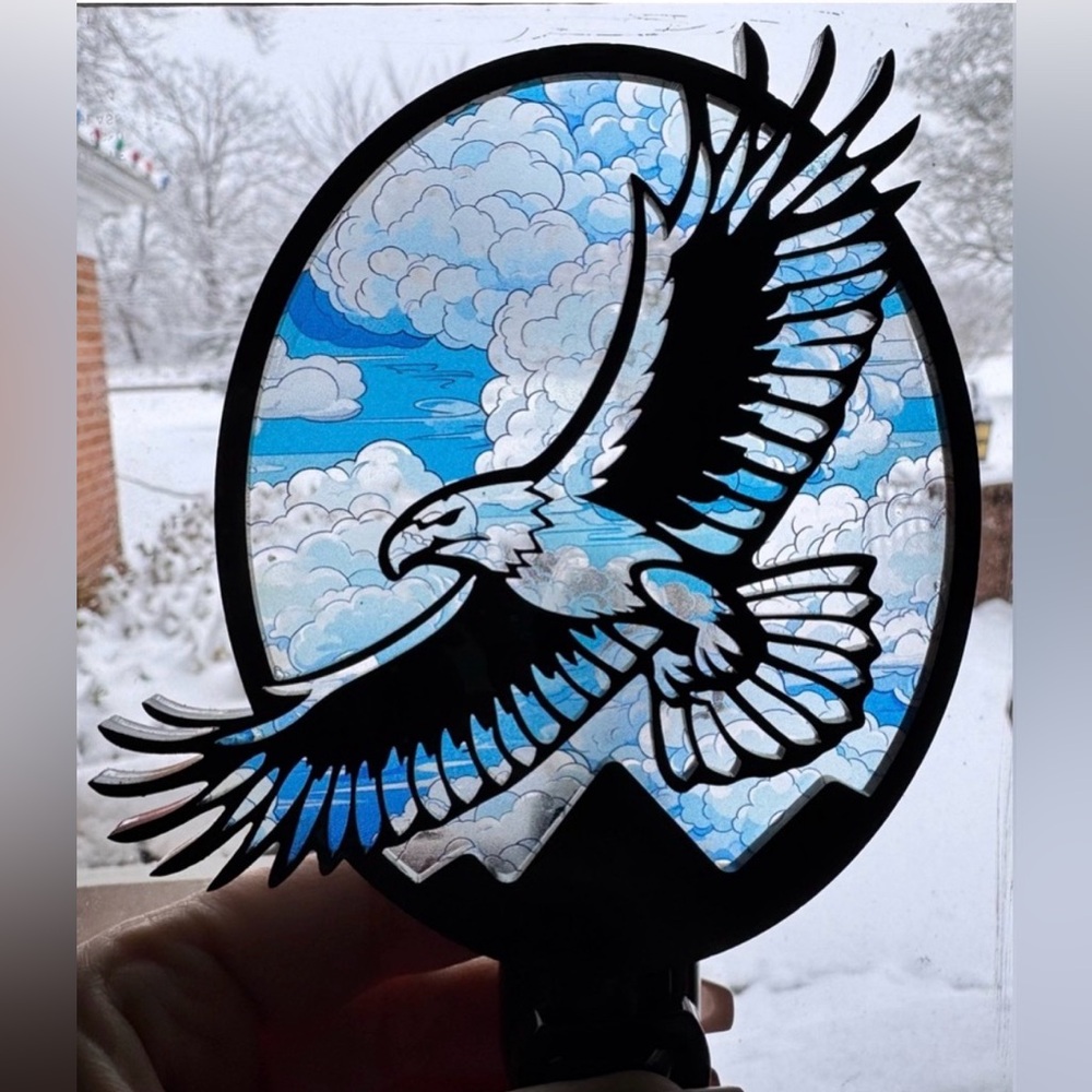 Hand crafted by me custom nightlight wood/acrylic made to order - Picture 6 of 15